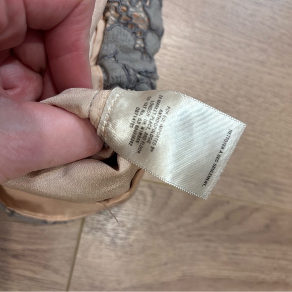 NWT ANTHROPOLOGIE Feather Bone Wide Leg Lace Pants M - Picture 13 of 14